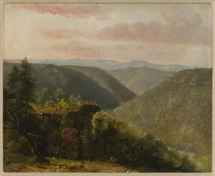Hügelige Landschaft, 1846